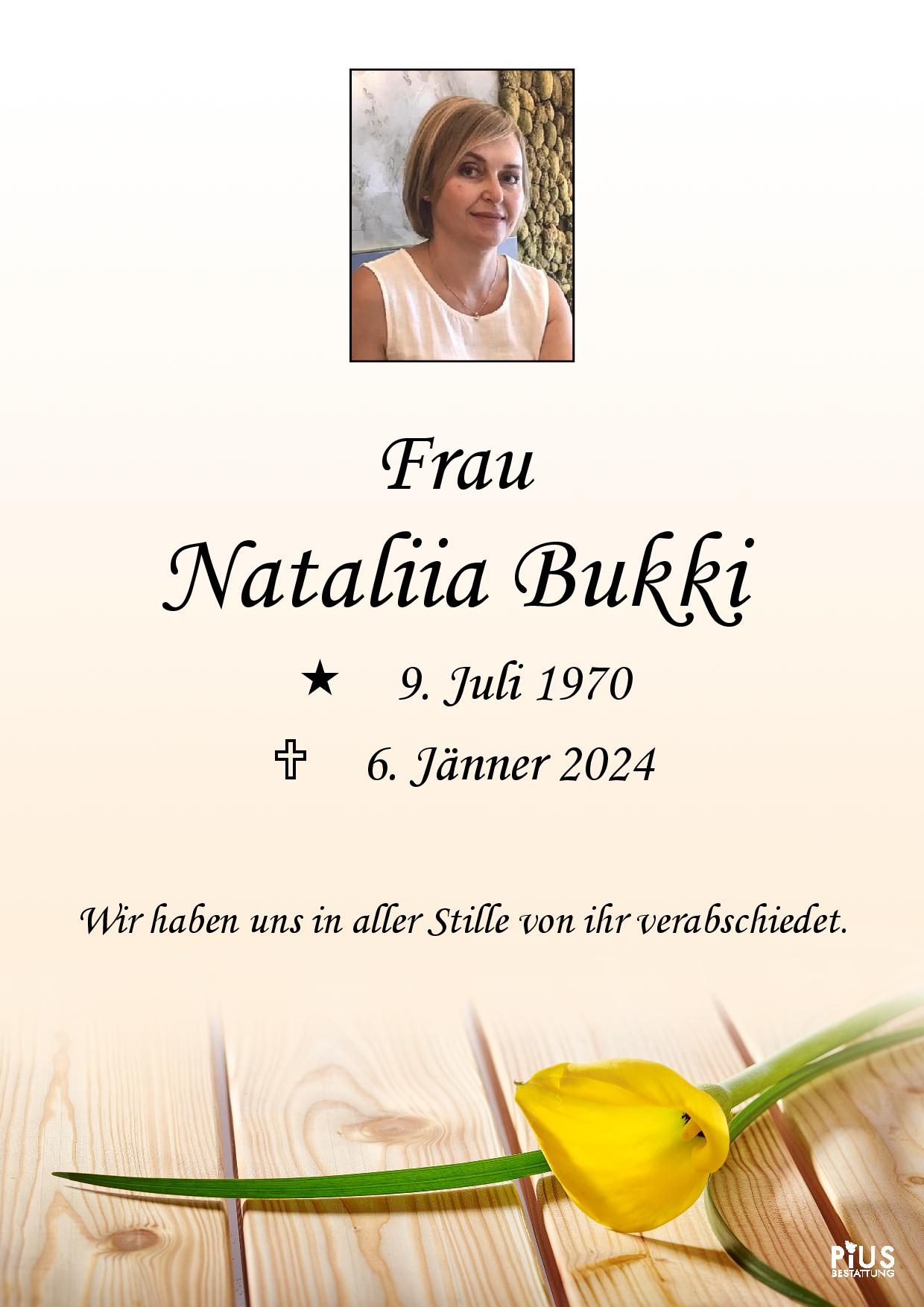 Nataliia Bukki